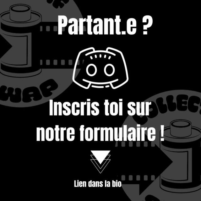 Petits rappels concernant le Swap 5 avant clôture des inscriptions ce jeudi à 23h59 !
Les règles du jeu :
- format : film 35 mm noir et blanc.
- Carte blanche : exprimez votre vision sans limite
Le calendrier à ne pas manquer : 
- inscriptions : jusqu'au 27 mars.
- Tirage au sort des binômes et début du1er tour: 1er avril.
- Échange des films : début mai + début du 2nd tour 
- Clôture : 15 juin.
- Débrief : début juillet.
Il est donc encore temps de remplir le formulaire que vous trouverez en lien dans notre bio
Rejoignez l'aventure et partagez votre passion ! »
.
.
.
#35mm #filmswap #filmisnotdead #analoguephotography #filmcamera #filmphotography #lesargenticos #zefilmsquad #analogphotography #kodak #picoftheday #filmisnotdead
#unmegawattparmetrecarre #filmisalive #argentique #analogcommunity #doubleexposureonfilm #doubleexposure #analogdoubleexposure #doubleexposition #collectifswap #nospelliculesvoyages #noiretblancphotographie #noiretblan